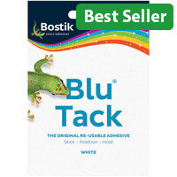 Bostik Blu Tack Handy Pack 60g - White, Reusable Adhesive 30803836
