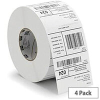 Zebra Z-Select 2000D Multipurpose Labels 102 x 152mm - 800740-605 - Pack of 4