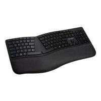 Kensington Pro Fit Ergo Wireless Keyboard - Keyboard - wireless - 2.4 GHz, Bluetooth 4.2 - UK - black