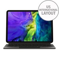 Apple Magic Keyboard - Keyboard and folio case - with trackpad - backlit - Apple Smart connector - US - for 10.9-inch iPad Air (4th generation); 11-inch iPad Pro (1st generation, 2nd generation)