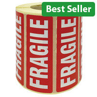 Fragile Parcel Labels 1000 Per Roll MA07624