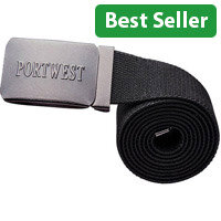 Portwest C105 Stretch Webbing Belt Black