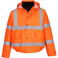 Portwest S463 Hi-Vis Bomber Jacket Orange Medium