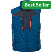 Portwest DX470 DX4 Hybrid Baffle Gilet Metro Blue Medium