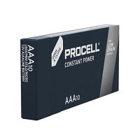 Duracell Procell Constant AAA Batteries - Pack of 10, Reliable and Efficient - 5000394149199