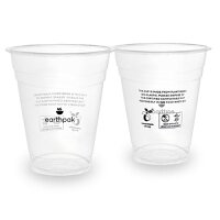 12oz Earthpak PLA Cold Compostable Cup 96mm Diameter Pack of 1000