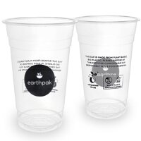 20oz PLA Cold Cup 96mm Earthpak Pack of 1000