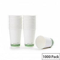 16oz White S/Wall Hot Cup (Pack of 1000)