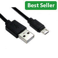 Cables Direct USB cable 2m USB 2.0 USB A Micro-USB B Black 99CDL2-1602 
