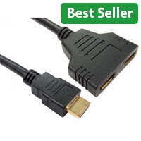 Cables Direct 0.35m HDMI Cable - High-Speed 4K UHD HDMI to HDMI Adapter