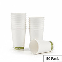Planet 16oz Single Wall Plastic-Free Hot Cup (Pack of 50) PFHCSW16