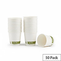 Planet 4oz Single Wall Plastic-Free Hot Cup (Pack of 50) PFHCSW04