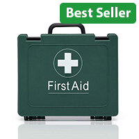 HSA Workplace & Home Safety First Aid Kit 11-25 Person in Standard Wall Mountable Box - HS2A Compliant with Irish Health & Safety Authority Standards