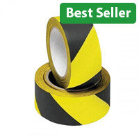 Hazard Warning Tape Adhesive 50mmx33m EHWTBYL