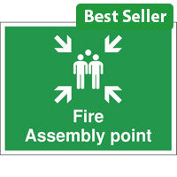 Vogue Fire Assembly Point - 400x600mm (Rigid)