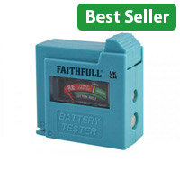 Faithfull Battery Tester for AA, AAA, C, D & 9V