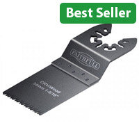 Faithfull Multi-Function Tool CrV Flush Cut Wood Blade Ground Side Set 34mm (Box 100)