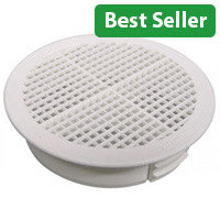 Stadium Round Soffit Vent, White