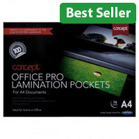Concept Pack of 100 A4 Laminating Pouches