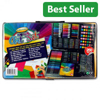 World Of Colour Mega Art Set 250 Pieces - All-In-One Creative Solution for Kids