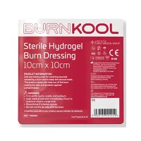 Burn Kool Dressing - 10cm x 10cm, Immediate Relief for Burns