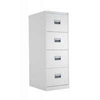 Steel 4 Drawer Filing Cabinet White