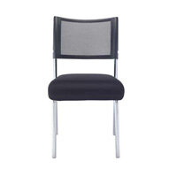 Jupiter Mesh Side Chair Black/Chrome