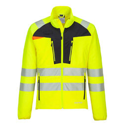 Portwest DX481 DX4 Hi-Vis Lightweight Mid Layer Yellow/Black Size 6XL