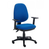 Versi 2 Lever Operator Chair with Adjustable Arms Royal Blue