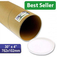 Premier Post Postal Tube - 30"X4" - Durable Postal Tube for Safe Shipping of Documents