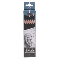 Icon Box 12 Graphite Pencils - 2B High Quality Graphite Pencils for Detailed Drawing