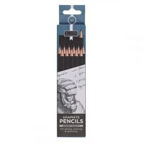 Icon Box 12 Graphite Pencils - 4B Expert-Grade Graphite Pencils for Professional Drawing