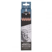 Icon Box 12 Graphite Pencils - 4H Fine-Quality Graphite Pencils for Artists & Sketching