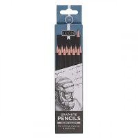 Icon Box 12 Graphite Pencils - 3H Smooth-Flowing Graphite Pencils for Detailed Artwork