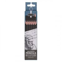 Icon Box 12 Graphite Pencils - 5H Superior Graphite Pencils for Detailed Illustrations