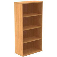 Core Bookcase 1592 mm High with 3 Shelves Norwegian Beech