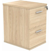 Core Filing Cabinet 2 Drawers Office Storage Unit Canadian Oak