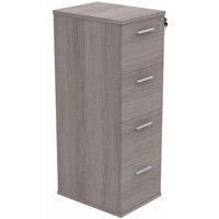 Core 4 Drawer Wooden filing Cabinet Alaskan Grey Oak
