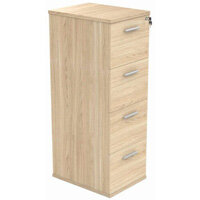 Core 4 Drawer Wooden filing Cabinet Canadian Oak