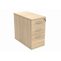 Core Desk High Office Storage Unit 800mm Depth x 404mm Width x 730mm High Canadian Oak