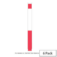 Zebra Z-Band Direct Red Wristbands 1 x 11 Pack of 6