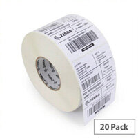 Zebra Z-Perform 1000D White Direct Thermal Labels 50.8 x 25.4mm - 3007842 - 430 Labels per Roll Pack of 20
