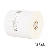 Zebra Z-Select 2000D White Direct Thermal Labels 102 x 76mm Permanent Adhesive - 800999-020 - 450 Labels per Roll Pack of 12