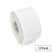 Zebra Z-Select 2000D 102 x 51mm White Direct Thermal Labels Permanent Adhesive - 3003074 - 1680 Labels per Roll Pack of 12