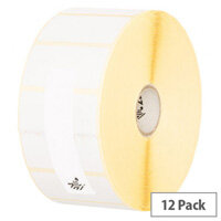 Zebra Z-Select 2000T White Thermal Transfer Labels 57 x 32mm - 3006318 - 2,100 Labels per Roll Pack of 12