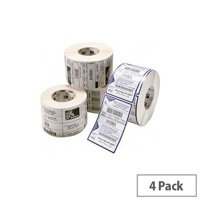 Zebra Z-Ultimate 3000T White Thermal Transfer Labels 102 x 64mm - 880350-063 - 2,220 Labels per Roll Pack of 4