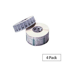 Zebra Z-Ultimate 3000T White Thermal Transfer Labels 102 x 76mm - 880386-076 - 1890 Labels per Roll Pack of 4