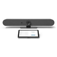 Logitech Rally Bar Mini 4K Video Conferencing Bar  -  All-in-One Camera & Audio System, Zoom & Teams Certified  -  For Small to Mid - Size Meeting Rooms