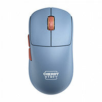 CHERRY XTRFY M68 Wireless - Ultra-Light 53 g Esports Gaming Mouse, 2.4 GHz RF, Symmetrical, Blue