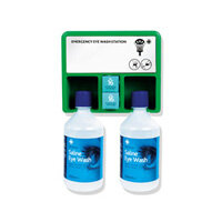Mini Eye Wash Station with Mirror, COMPLETE